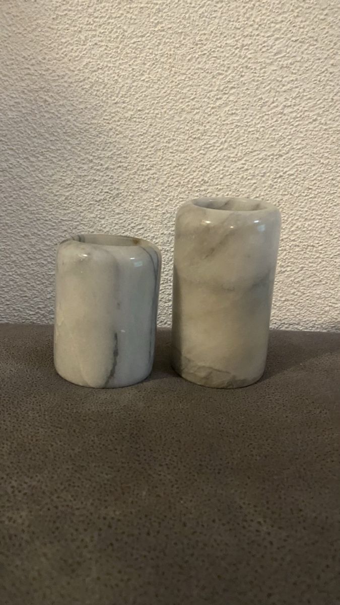 Bougeoirs: 2 Marmor Kerzenhalter – D'occasion à Zürich par Timi80
