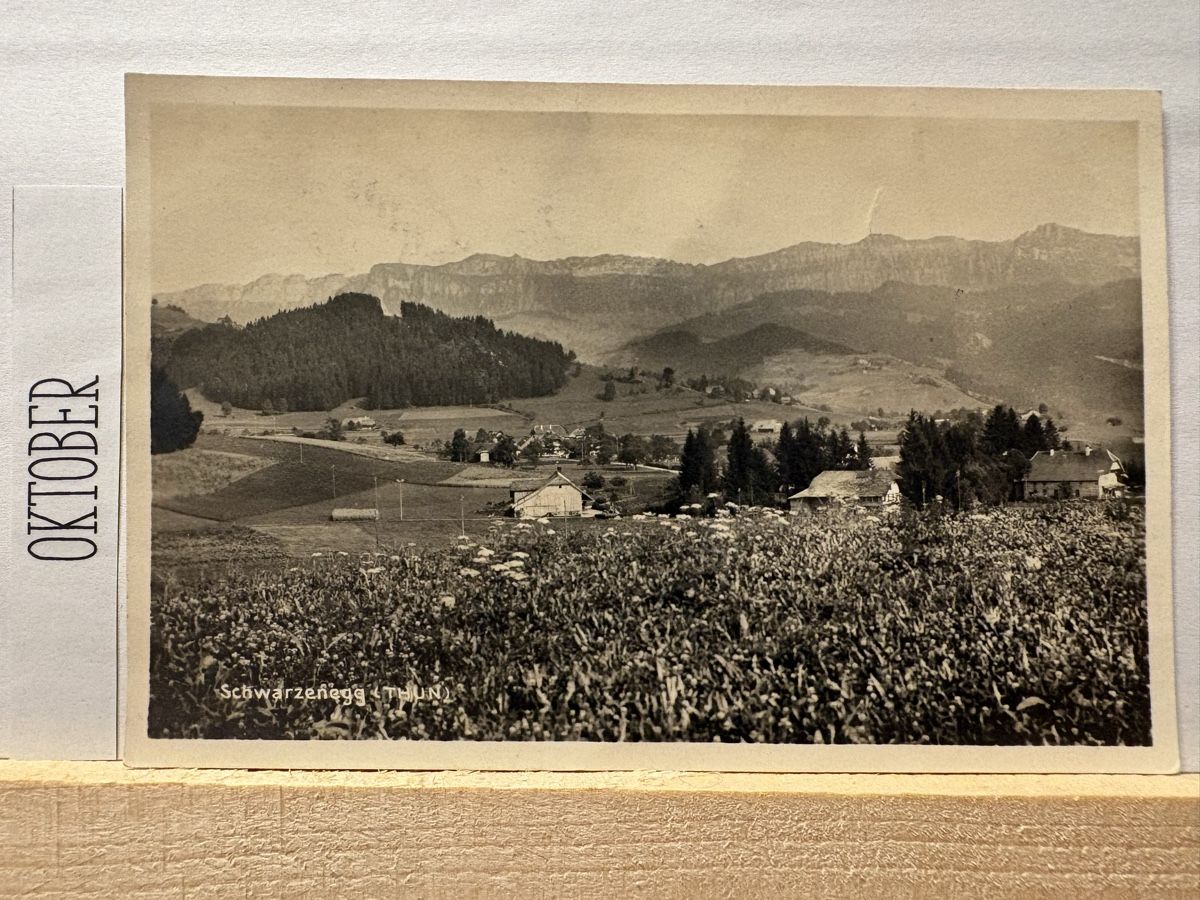 Ansichtskarten: AK Schwarzenegg / Thun – Gebraucht aus Rümlang von Brieftaube1