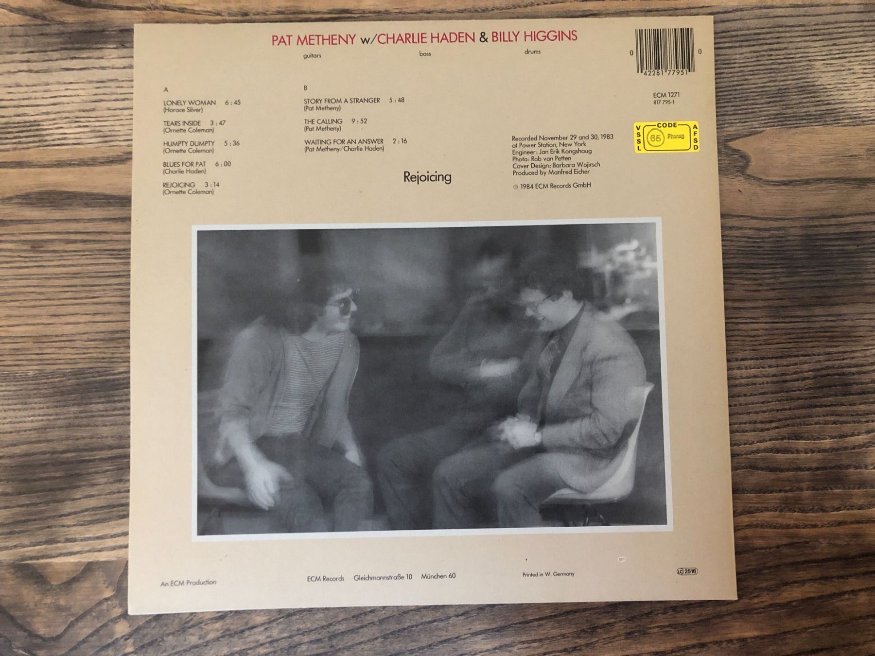 Dischi in vinile: LP Schallplatte Pat Metheny Rejoicing – Usato da Berg am Irchel venduto da Zweiti_Chance 1