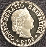 5 Rappen 2006 stgl. / aus Münzsatz
