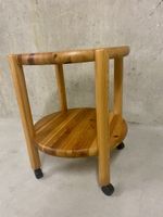 Beistelltisch "Rainer Daumiller" Kiefernholz, Rollen, Holz