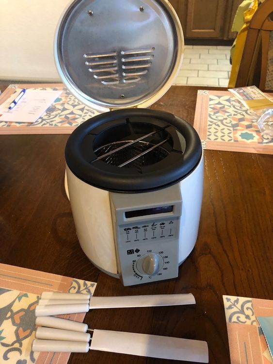 Friteuse Avec Panier, 3,5 L En Acier Inoxydable, Petite Friteuse Avec Poignée Anti-brûlure, Poêle à Poisson Et Panier Friteuse à Huile Pour Frites, Poulet