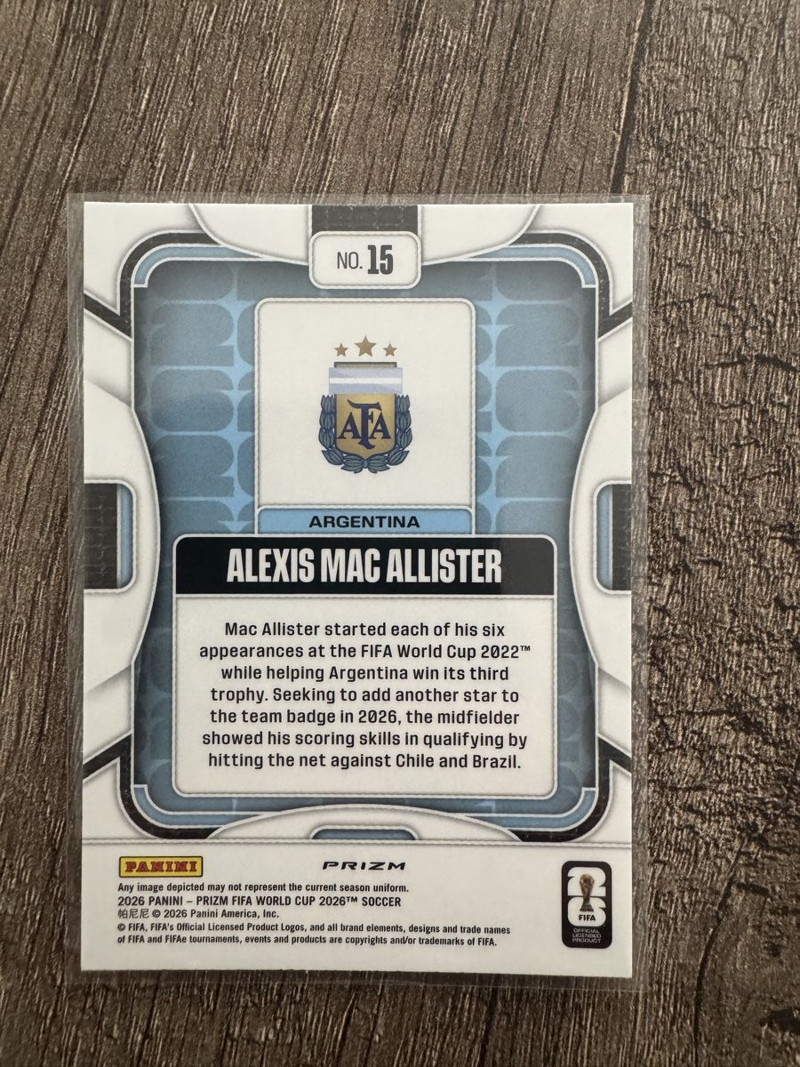 Panini Sammelbilder & Trading cards: 2026 Panini Prizm World Cup Set – Gebraucht aus Zollikofen von Bebby12 5