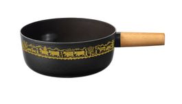 STöCKLI Fonduecaquelon Emotion Alpaufzug 21cm Emaille