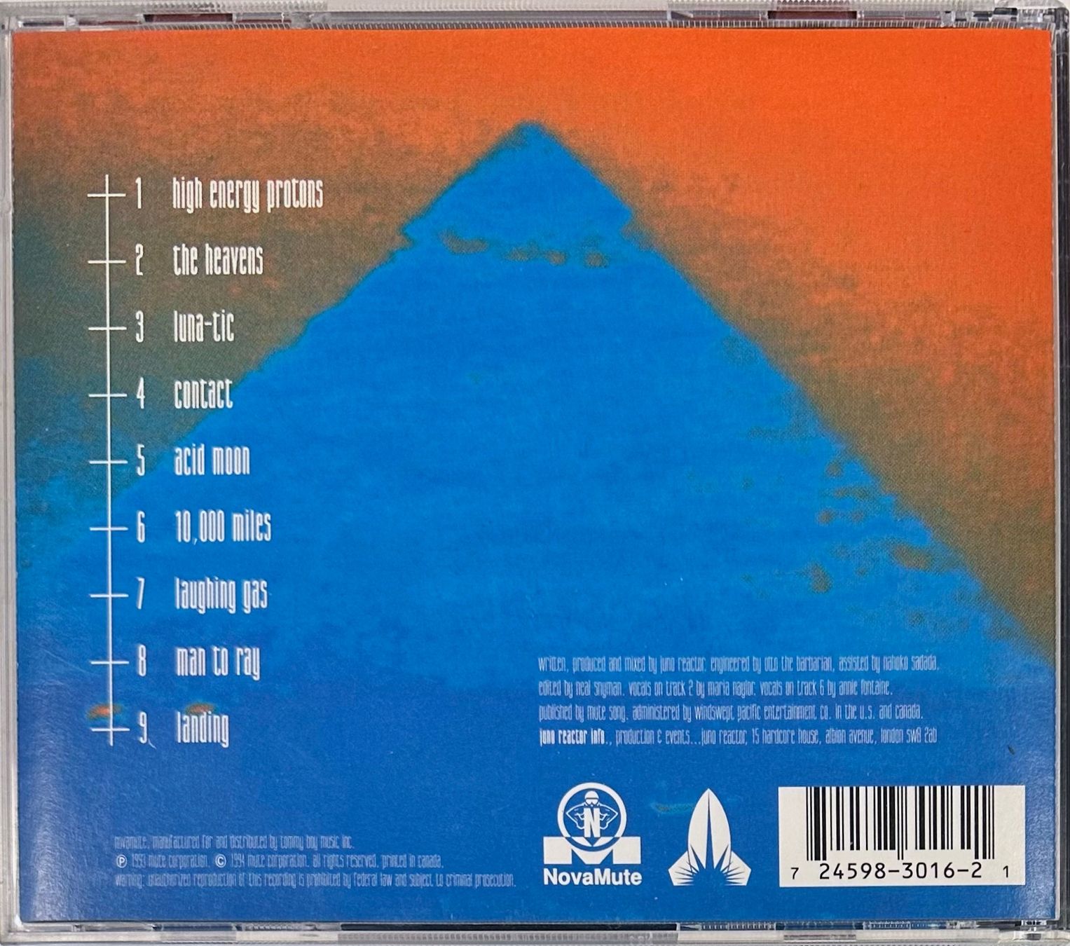 CD: Juno Reactor – Transmissions – Usato da Martigny venduto da jereq 1