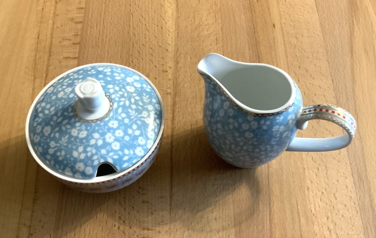 Set di piatti: Pip Studio: Milchkännchen mit Zuckerdose, neuwertig – Nuovo (secondo la descrizione) da Lufingen venduto da lotzstef 1