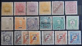Guinea Portugal Kolonie ex. Kat. 3-80 */(*)/gest. 1881/1903