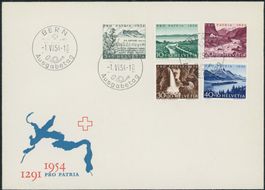 1954 - Pro Patria - FDC ET · dt