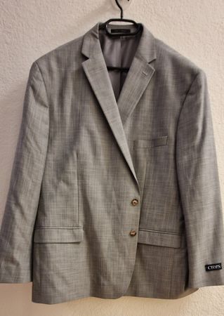 CHAPS Herren Sakko XXL – Grau meliert – Top Zustand