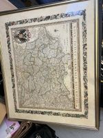 Antike Deutschlandkarte im Rahmen, Nova Totius Germaniae (59