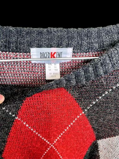Maglioni & Felpe: Roger Kent Herren Argyle Pullover - Größe XL – Usato da Zug venduto da vinokilo 3