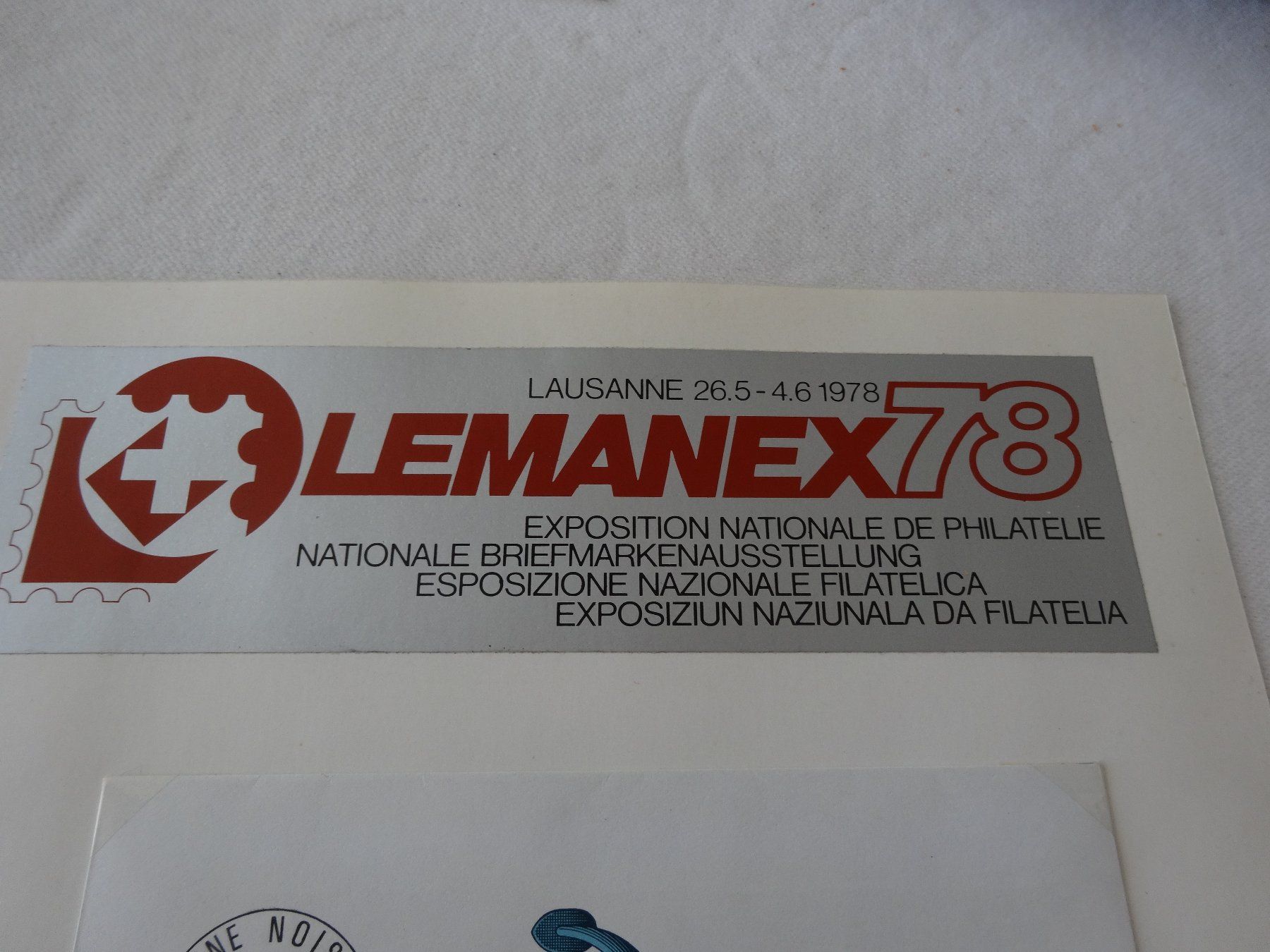Tutti i francobolli: 1 Sonderbrief Lemanex 1978 – Usato da Neerach venduto da jenny062 2