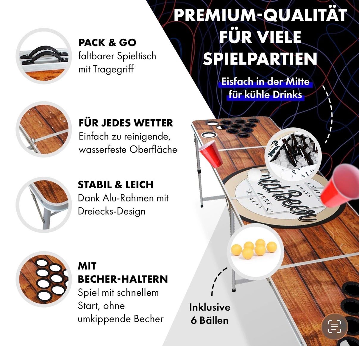 Giochi: Beerpongtisch – Usato da Luzern venduto da oli_gns7 1