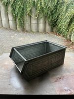 11 Stk: Verzinkte Metall-Regalkiste / Sichtlagerkasten