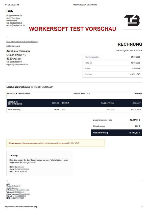 Software: WorkerSoft CH Software für Handwerker - CRM ERP WWS – Nuovo (secondo la descrizione) da Aarau Rohr venduto da WorkerNow_ 3