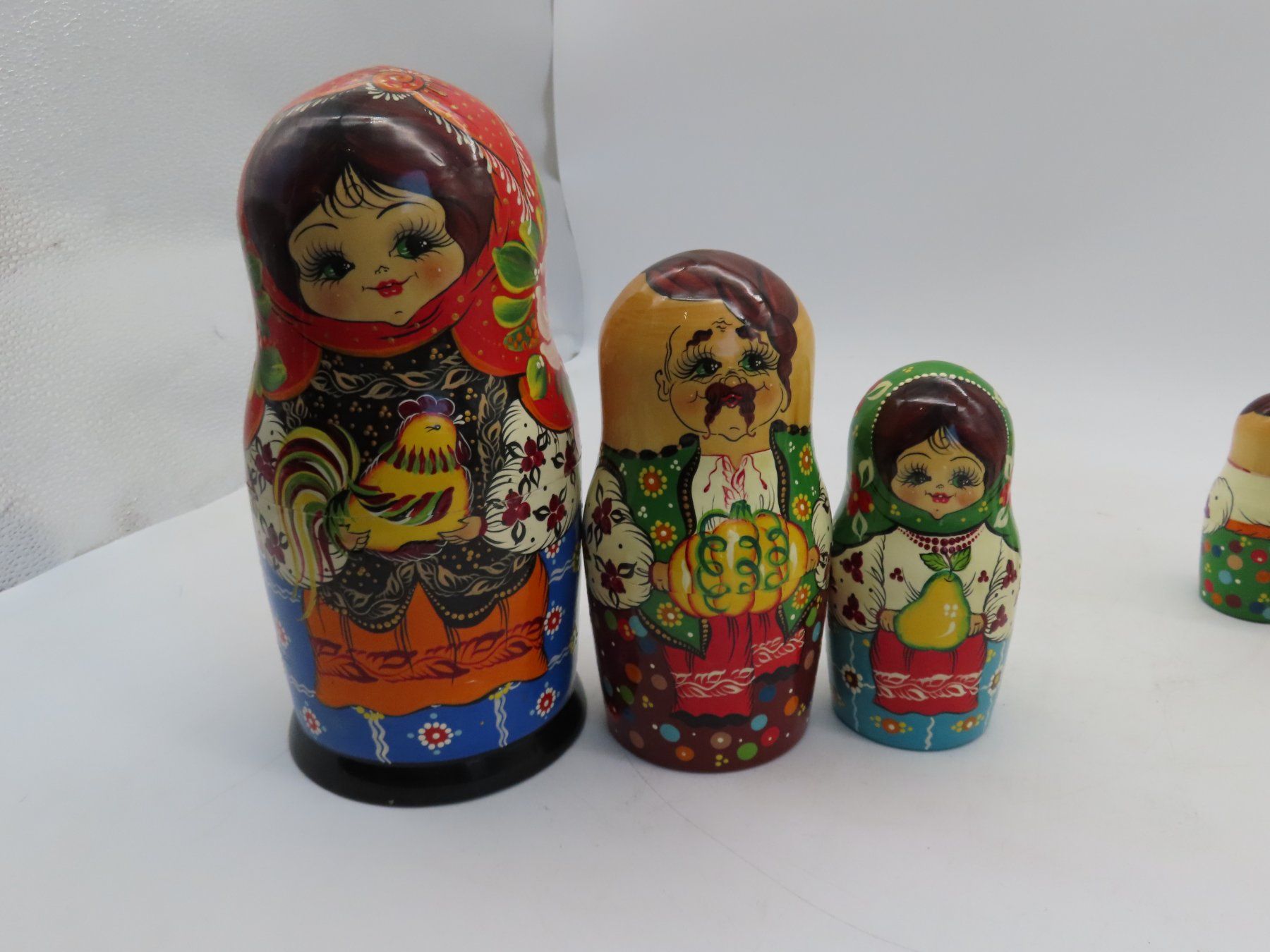 Figuren: Seltenes 10-teiliges Matrjoschka-Set – Gebraucht aus Reinach BL von WBZ-Flohmarkt 5
