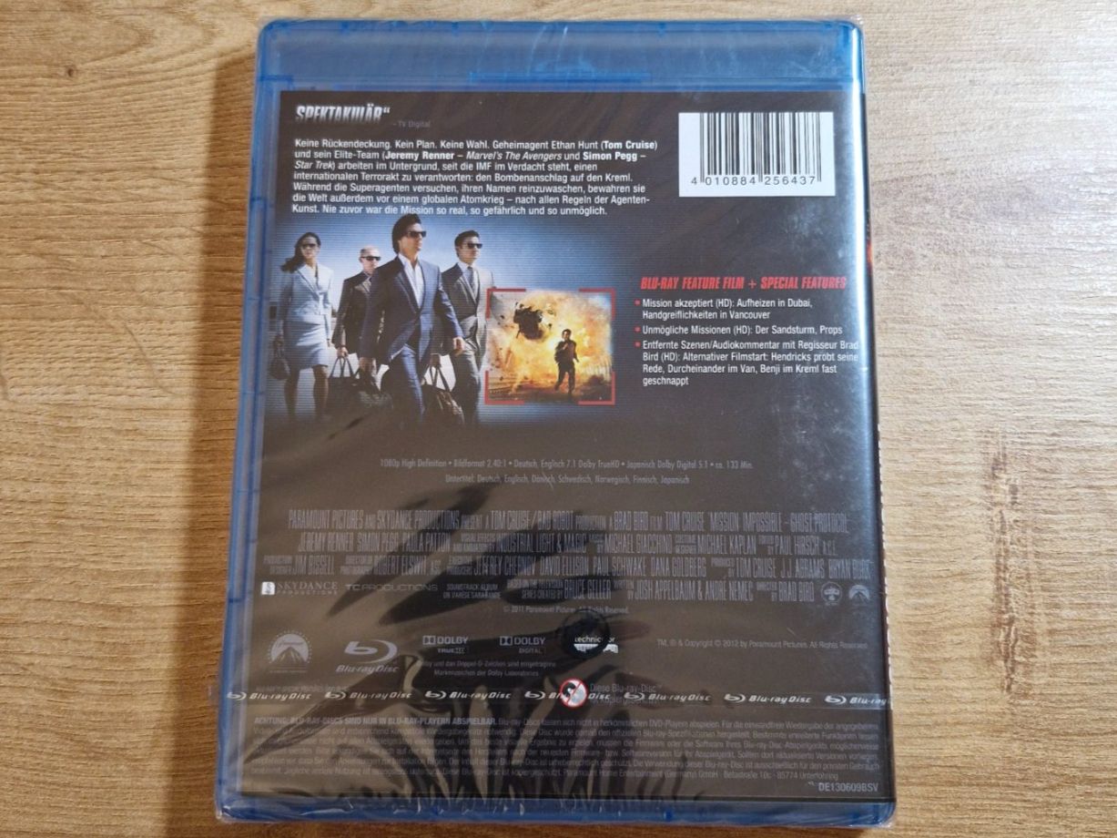 Tutti i DVDs: Mission Impossible 4 - Phantom Protokoll (2011) NEU OVP – Nuovo e nell'imballaggio originale da Pfungen venduto da Whitie 1