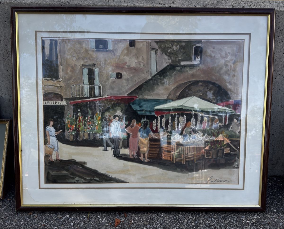 Dipinti: Aquarelle marché  – Usato da Vernier venduto da Sebs30