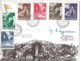Vatikan, FDC 1958, Lourdes