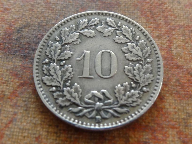Tutti le monete: 10 Rp. 1953  (B) – Usato da Romanel-sur-Lausanne venduto da Swift13 1
