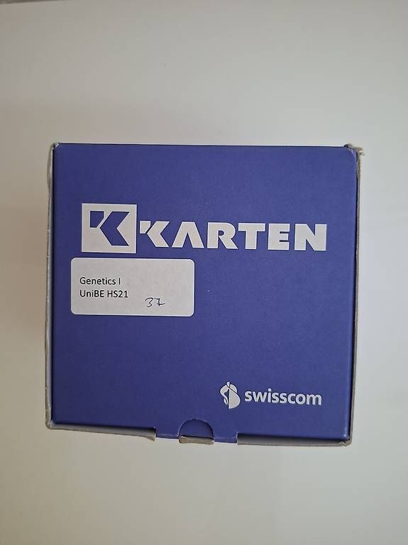 Swisscom Altro materiale scolastico: KKarten UniBE Genetics I – Usato da Herzogenbuchsee venduto da Josh-58
