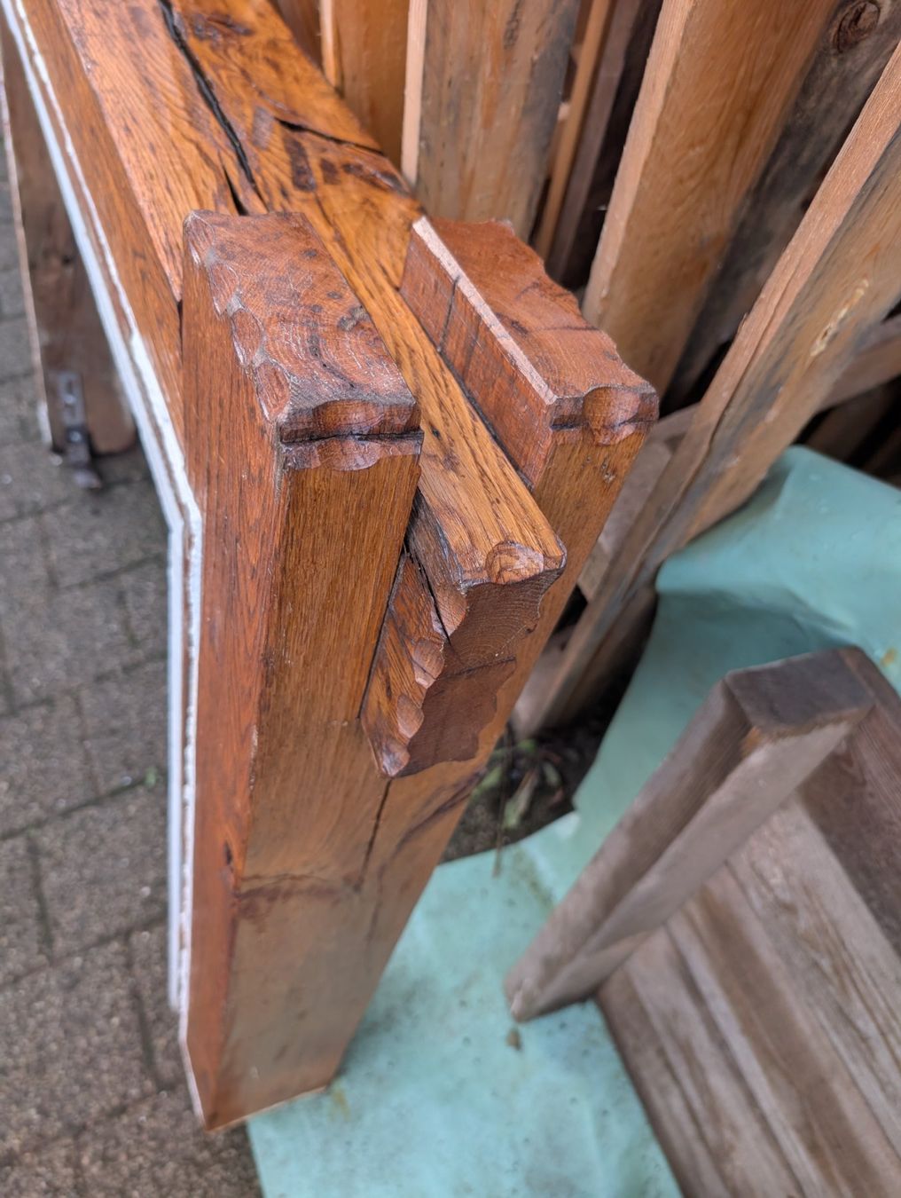 Articles en bois: Eichenbalken – D'occasion à Gerlafingen par ofenhaus_linder 1