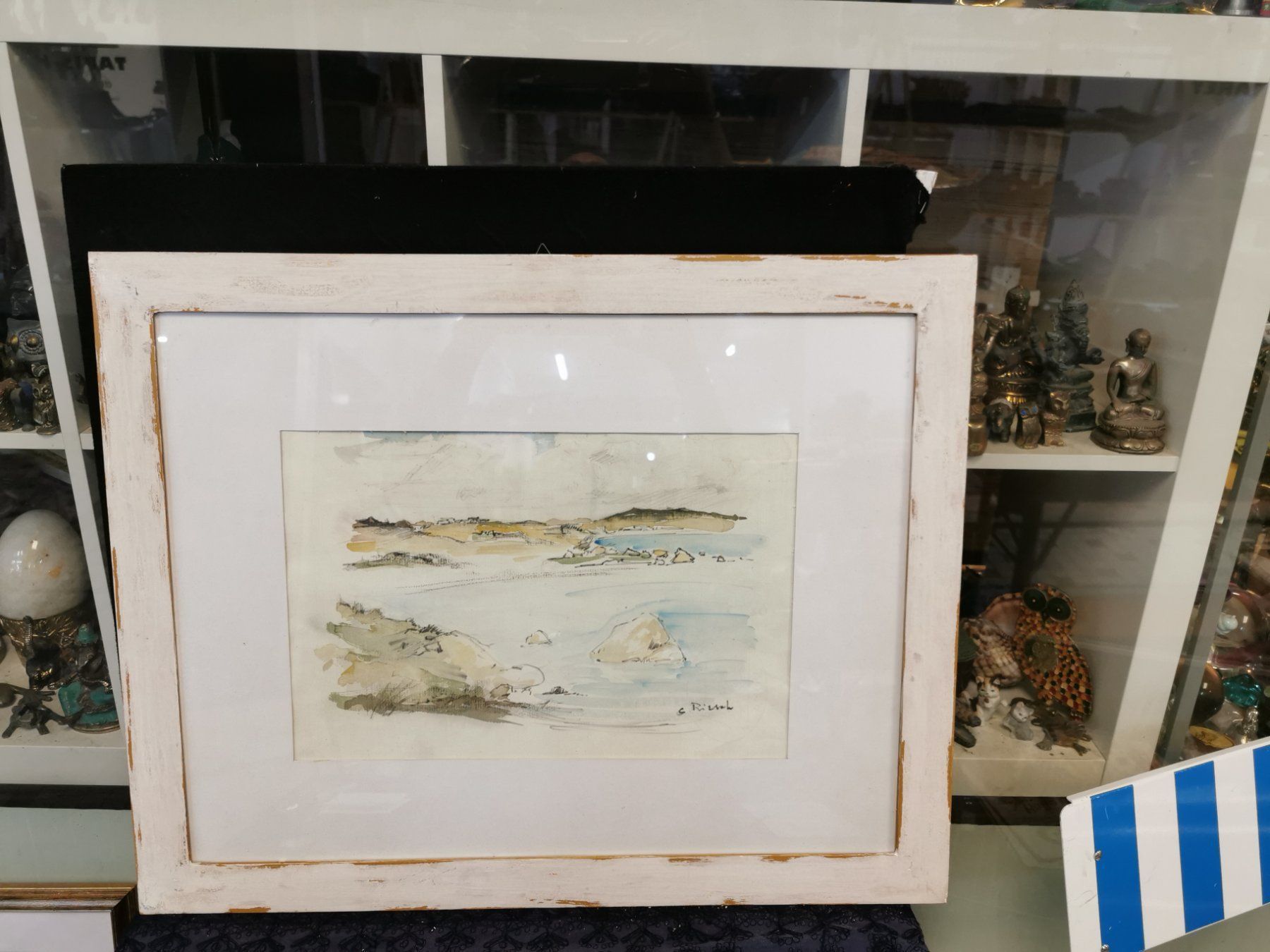 Gemälde: GRANDE AQUARELLE SIGNÉE – Gebraucht aus Genève von Qanil77