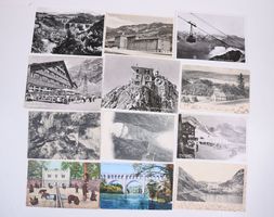 12 alte Ansichtskarten Schweiz