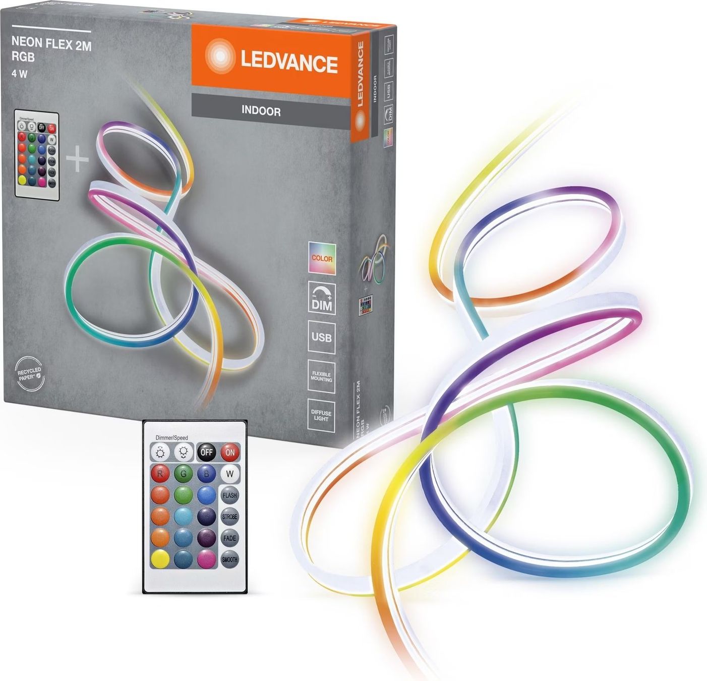 Ghirlande e barre luminose: Ledvance Neonflex RGB, Weiss, 210 cm, Indoor – Usato da Steffisburg venduto da Wuahuahua