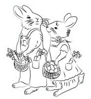 Motivstempel, Hasen-Päärli, Ostern Neu