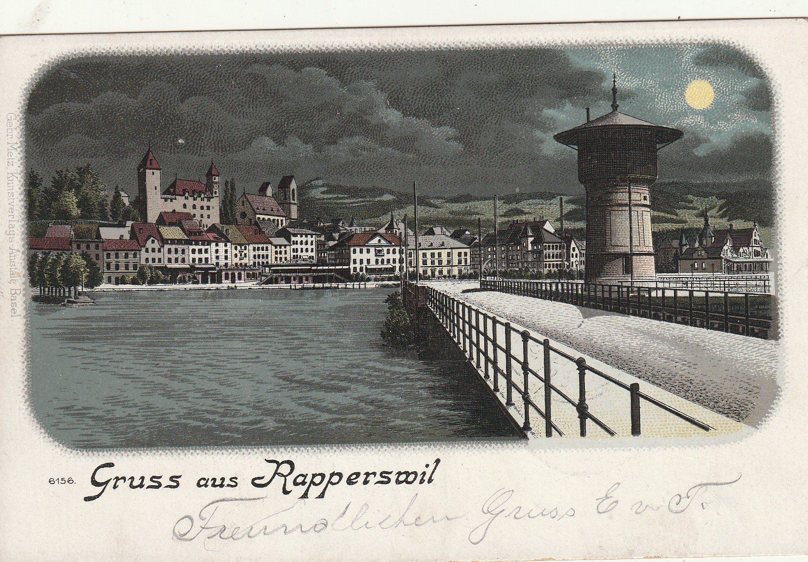 Ansichtskarten: Rapperswil Litho – Gebraucht aus Rorschacherberg von fratovi2