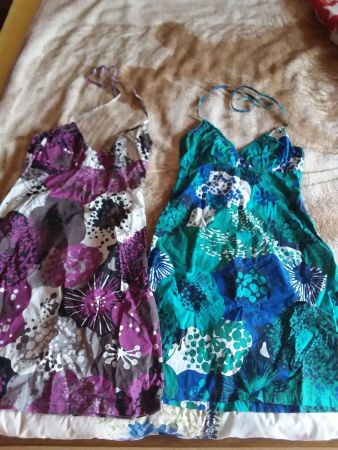 2 Sommerkleider Neckolder Gr. 38