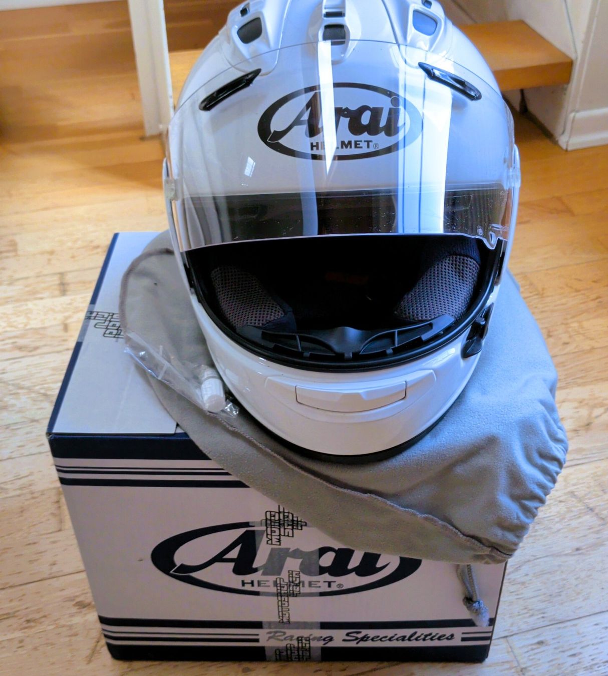 Arai Caschi & visiere: Arai Rx-7V Racing, Gr.S, 56-57cm, FiM - mit Diffusor – Usato da Bern venduto da olli964 1
