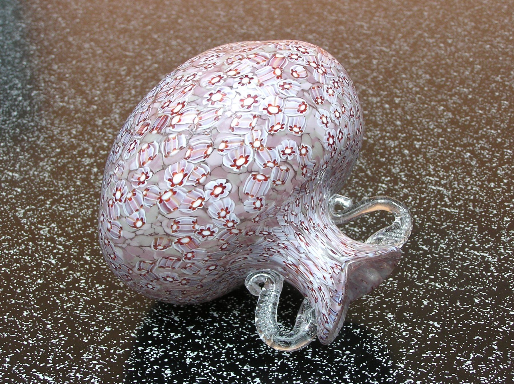 Murano Vasi & Recipienti: MURANO MILLEFIORI HENKELVASE VASE – Usato da Grenchen venduto da Antique-hunter 1