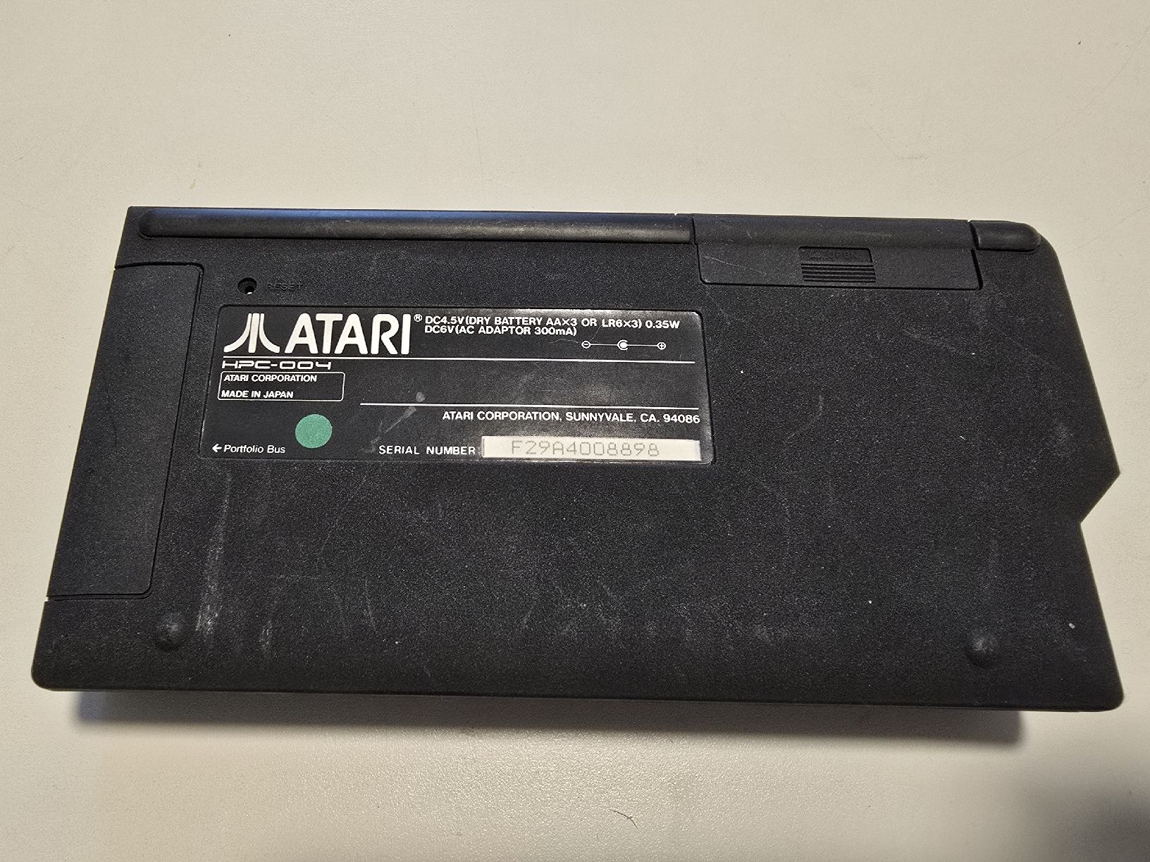 Atari PCs: Atari Portfolio HPC-004 16-bit Personal Computer  – D'occasion à winterthur par Sammlerecke 2