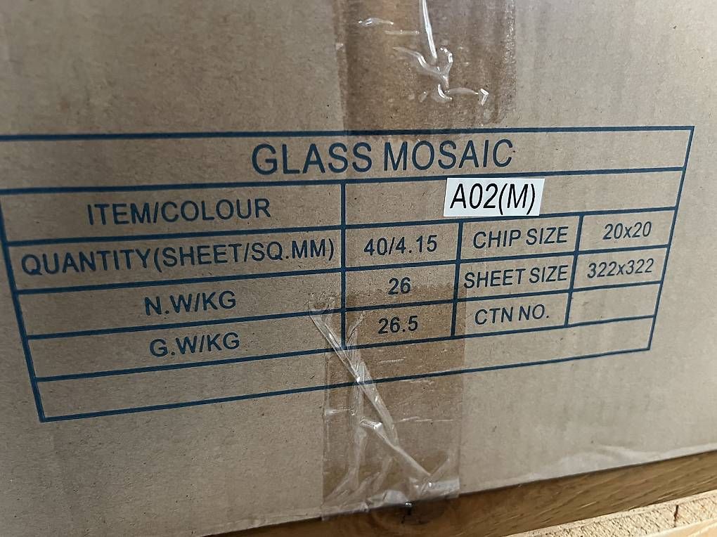 Bicchieri: Glas Mosaik weiss  – Usato da Kreuzlingen venduto da polychromos 1