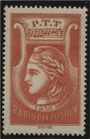 FRANKREICH, RADIODIFFUSION 1936 **, POSTFRISCH, selten!