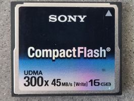 Sony CompactFlash 16GB 300x Speicherkarte