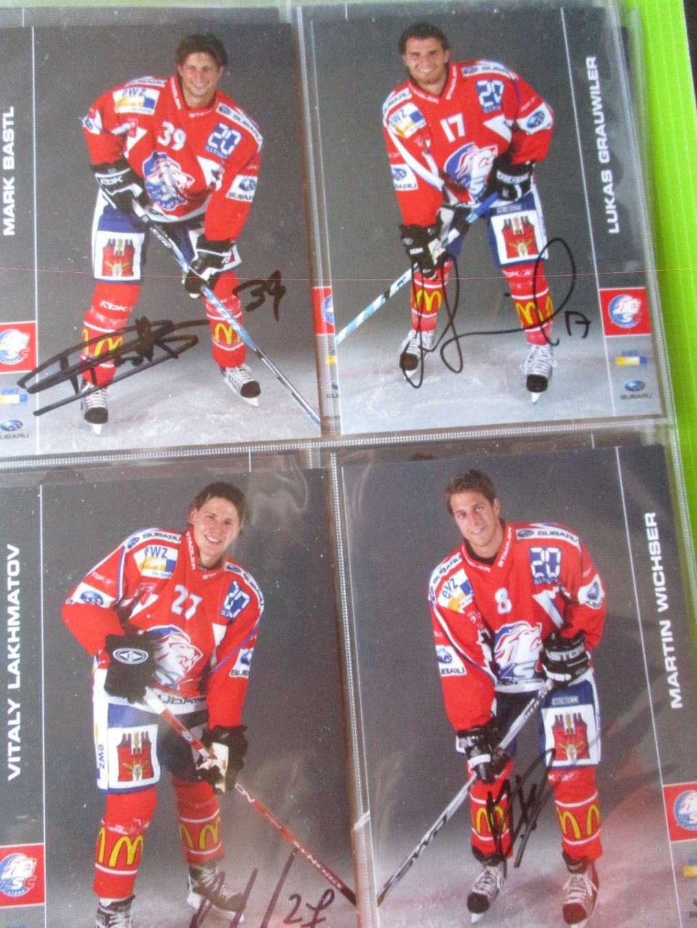 Autografi: ZSC Eishockey  Original Autogramm – Usato da Ottikon Gossau ZH venduto da hokuspokus 6