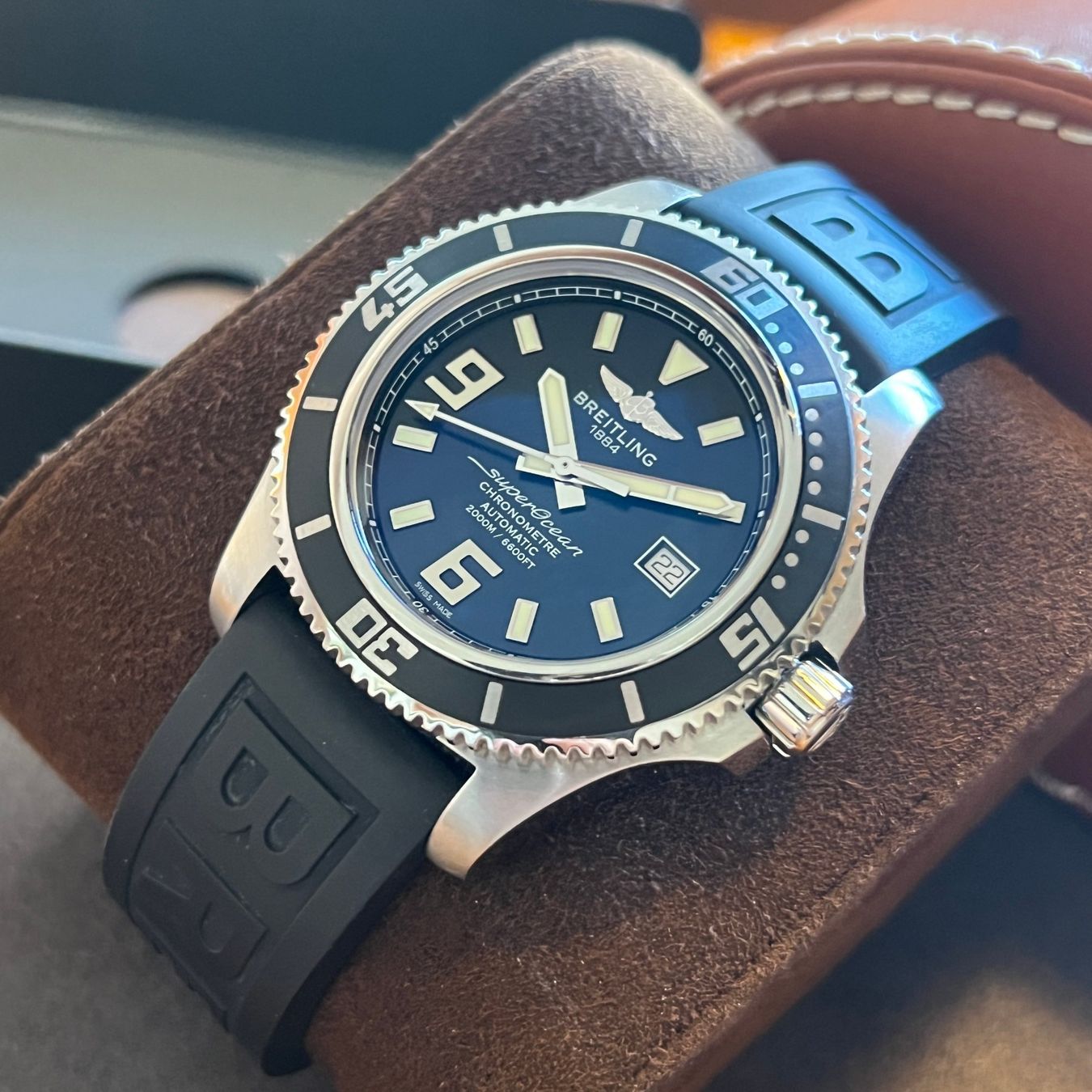 Breitling Orologi: FLASH SALE Breitling Superocean 44 Full Set A1739102/BA77 – Usato da Carouge GE venduto da Watchaser 8