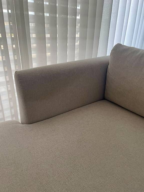 Divani: Ecksofa mit Sessel und Hocker, beige – Usato da Rupperswil venduto da mku92 2