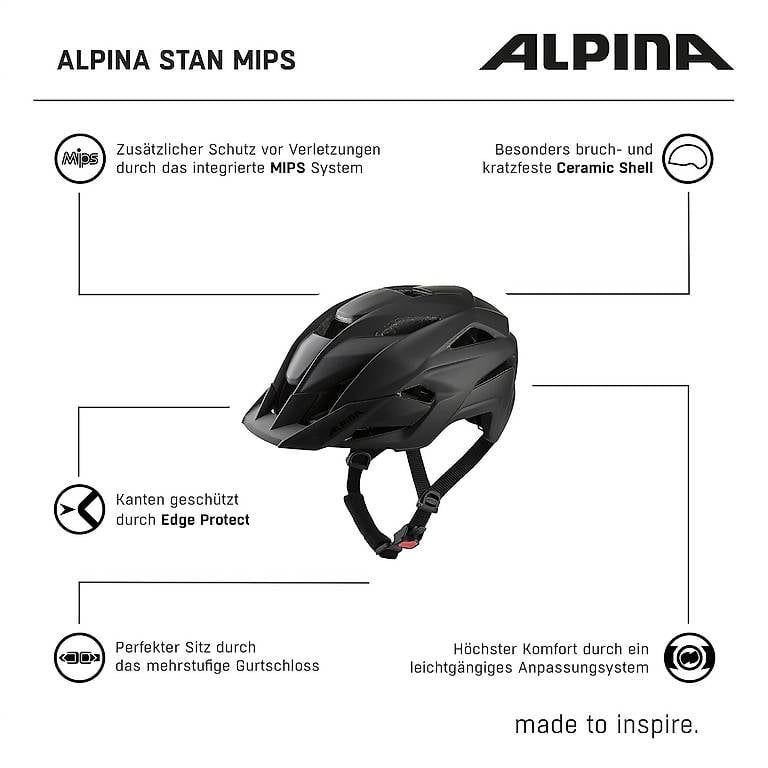 Caschi: ALPINA Stan MIPS  Leichter, Sicherer & Optimal – Nuovo (secondo la descrizione) da Kreuzlingen venduto da Best-Deal-Oase 5