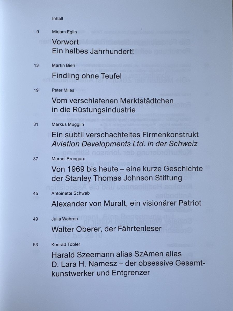 Bücher: Auftrieb- Die Geschichte der Stanley Thomas Johnson Stiftung – Neu und originalverpackt aus Bern von schnupka 2