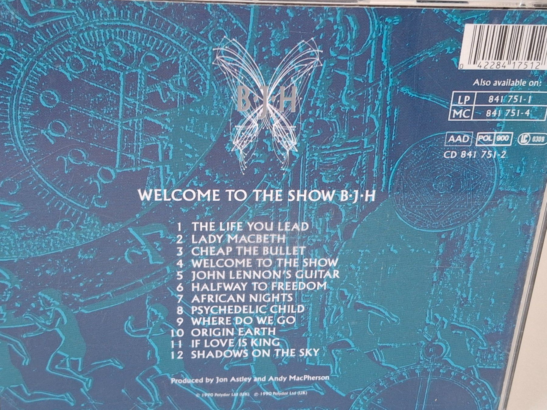 CD: CD B.J.H. - Welcome to the Show – Usato da Aarberg venduto da Jackup1 1