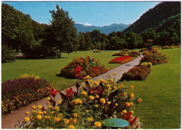 Cartoline postali: Bad Ragaz - Kurpark – Usato da Binningen venduto da Mountainrider