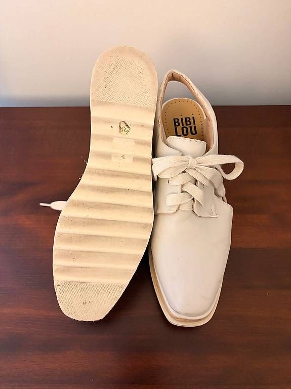 Damenschuhe: Platteau-Schuhe weiss Grösse 38 – Gebraucht aus Basel von yet_7svp 3