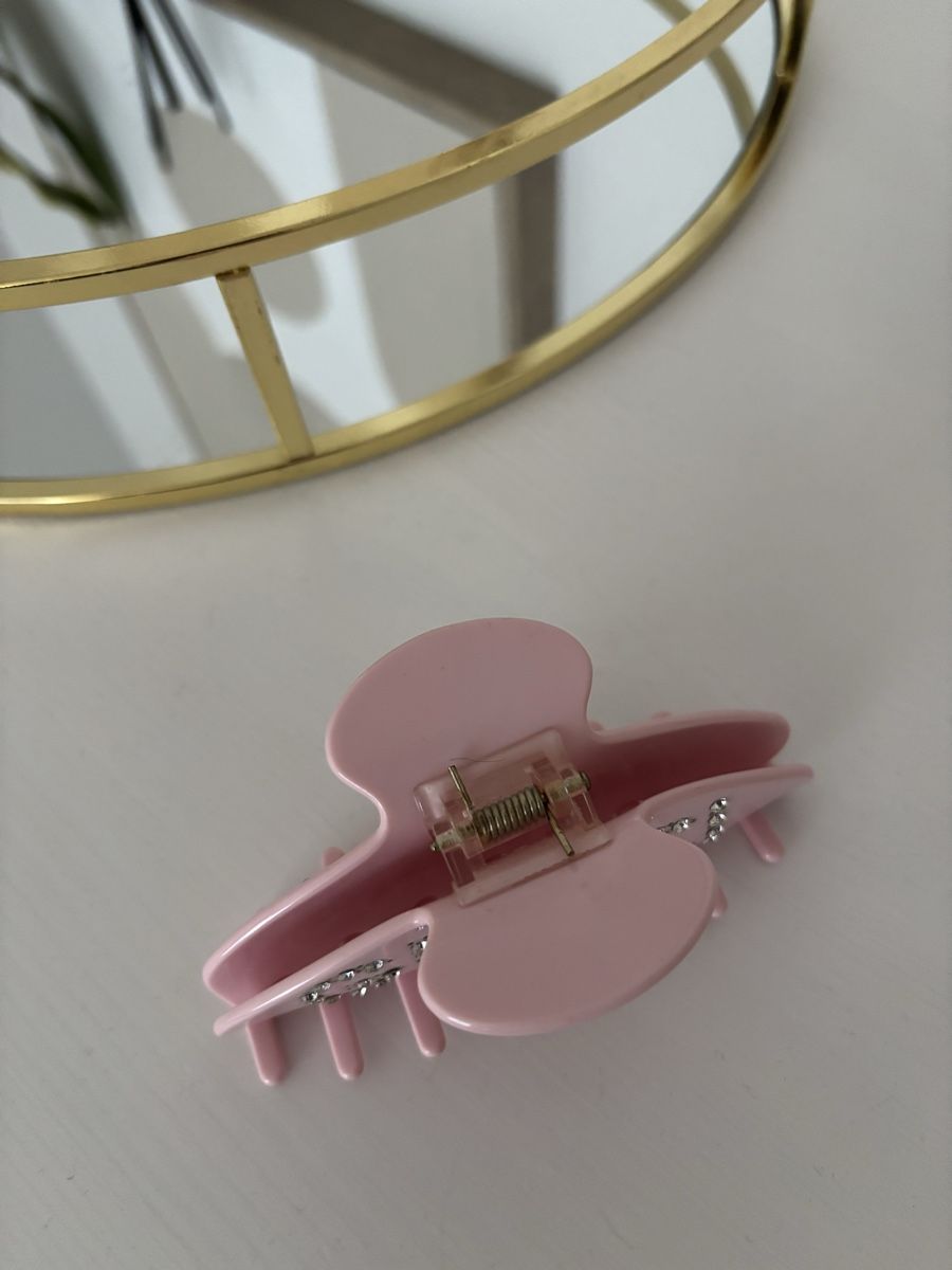 Accessori per capelli: Pink Hairclip with Crystals – Nuovo (secondo la descrizione) da Horgen venduto da len_qjz9 1