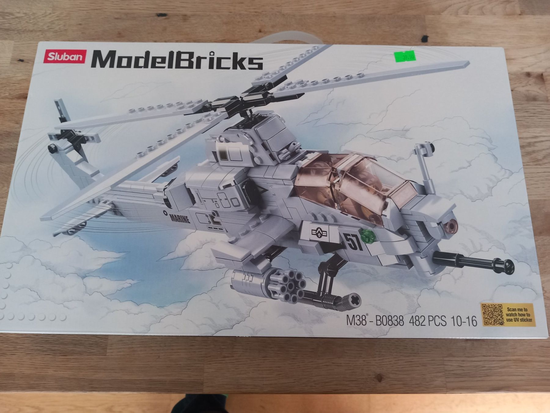 Lego Kit di costruzioni: Sluban ModelBricks Kampfhubschrauber, lego kompatibel! – Nuovo e nell'imballaggio originale da Thun venduto da Spielzeug-Sale