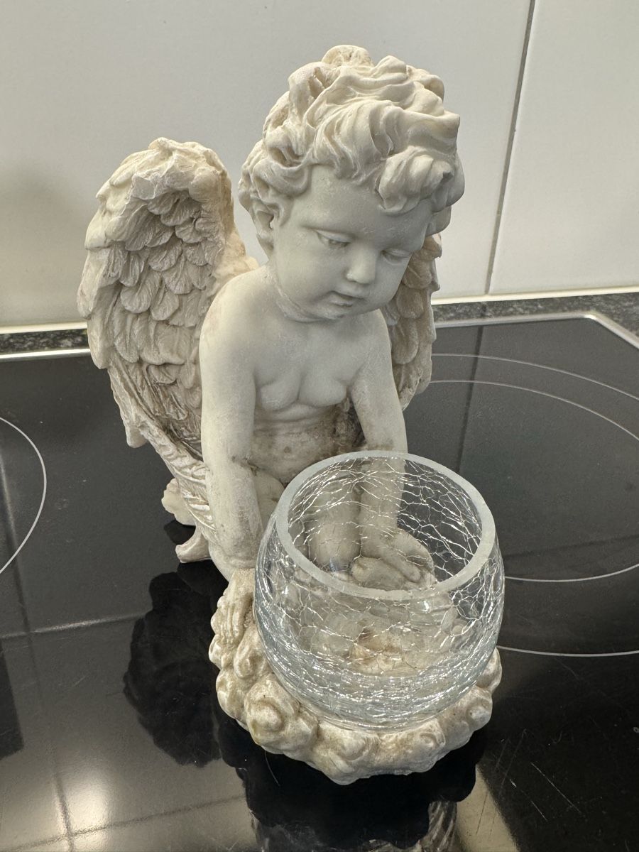 Tutte le decorazioni: 2 süsse Engel Kerzenhalter – Usato da Schwerzenbach venduto da schwerzi70 4