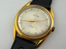 Vintage ALLAINE Handaufzug Herrenuhr läuft